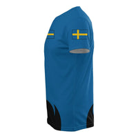 Sweden Coat Of Arms T Shirt Fire Style RLT7 - Wonder Print Shop