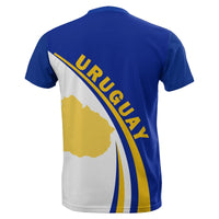 Uruguay Coat Of Arms Up Style T Shirt RLT6 - Wonder Print Shop