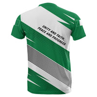 Nigeria Flag T Shirt Pride Style RLT8 - Wonder Print Shop