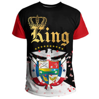 Panama T Shirt King Valentine Couple RLT13 - Wonder Print Shop