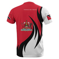 Trinidad and Tobago T Shirt Coat Of Arms Fire Style1 RLT6 - Wonder Print Shop