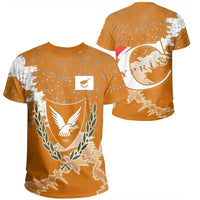 Cyprus Christmas Coat Of Arms T Shirt X Style RLT13 - Wonder Print Shop