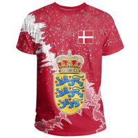 Denmark Christmas Coat Of Arms T Shirt X Style RLT13 - Wonder Print Shop