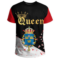 Sweden T Shirt Queen Valentine Couple RLT7 - Wonder Print Shop