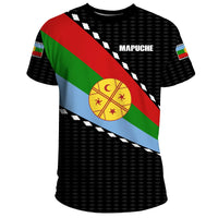 Mapuche T Shirt Flag Style - Wonder Print Shop
