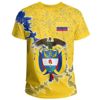 Colombia Christmas Coat Of Arms T Shirt X Style RLT7 - Wonder Print Shop