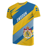 Sweden Flag T Shirt Pride Style RLT7 - Wonder Print Shop