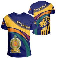 Sri Lanka Lion Coat Of Arms T Shirt RLT7 - Wonder Print Shop