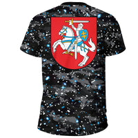 Lithuania T Shirt Space Camo RLT6 - Wonder Print Shop