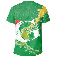 Guyana Christmas Coat of Arms T Shirt X Style RLT8 - Wonder Print Shop