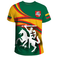 Lithuania T Shirt N Flag RLT6 - Wonder Print Shop