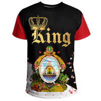Honduras T Shirt King Valentine Couple RLT8 - Wonder Print Shop