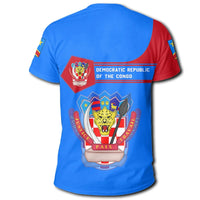 Democratic Republic Of The Congo Coat Of Arms T Shirt Simple Style RLT13 - Wonder Print Shop