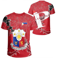 Philippines Christmas Coat Of Arms T Shirt X Style8 RLT6 - Wonder Print Shop