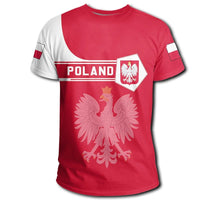 Poland T Shirt Coat Of Arms Simple Style RLT7 - Wonder Print Shop