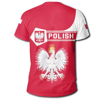 Poland T Shirt Coat Of Arms Simple Style RLT7 - Wonder Print Shop