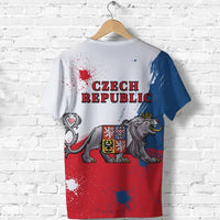 Coat ofrms Czech Republic Lion T Shirt RLT13 - Wonder Print Shop