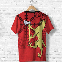 Norway Shirt Viking Helm of Awe T Shirt RLT7 - Wonder Print Shop