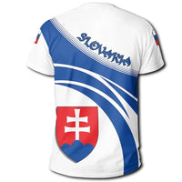 Slovakia Coat Of Arms T Shirt Cricket Style RLT13 - Wonder Print Shop