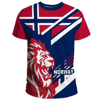 African T Shirt Norway Lion Flag Special Edition RLT7 - Wonder Print Shop