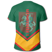 Lithuania Coat Of Arms T Shirt Lucian Style RLT6 - Wonder Print Shop