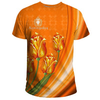 Netherlands T Shirt King's Day Tulip RLT7 - Wonder Print Shop