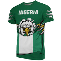 Nigeria T Shirt National Eagle RLT8 - Wonder Print Shop