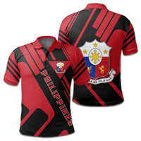 Philippines Coat Of Arms T Shirt Rockie RLT6 - Wonder Print Shop