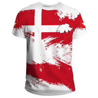 Switzerland T Shirt Switzerland Flag Brush RLT13 - Wonder Print Shop