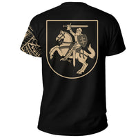 Lithuania T Shirt Tattoo Style RLT6 - Wonder Print Shop