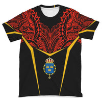 Sweden 3 Unisex T Shirt Tribal Style RLT7 - Wonder Print Shop