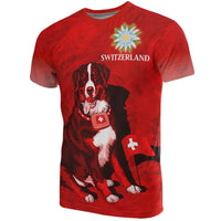 Switzerland Bernese Mountain Dog Premium T Shirt RLT13 - Wonder Print Shop