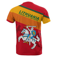 Lithuania Flag Motto T Shirt Red Limited Style RLT6 - Wonder Print Shop