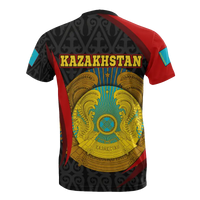 Kazakhstan T Shirt Kazakhstan Spirit RLT8 - Wonder Print Shop