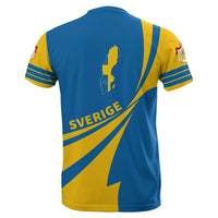 Sweden Flag T Shirt Doma Style RLT7 - Wonder Print Shop