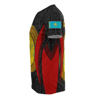 Kazakhstan T Shirt Kazakhstan Spirit RLT8 - Wonder Print Shop