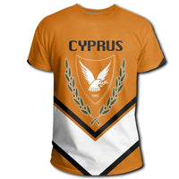 Cyprus Coat Of Arms T Shirt Lucian Style RLT13 - Wonder Print Shop
