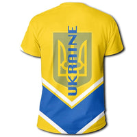 Ukraine Coat Of Arms T Shirt Lucian Style RLT7 - Wonder Print Shop