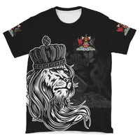 Trinidad and Tobago T Shirt Lion with Crown (Women's/Men's) RLT6 - Wonder Print Shop