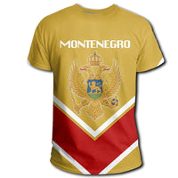 Montenegro Coat Of Arms T Shirt Lucian Style RLT13 - Wonder Print Shop