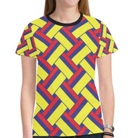Colombia Flag Seamless T Shirt RLT7 - Wonder Print Shop