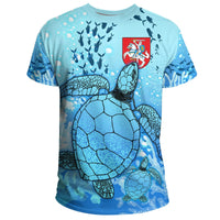 Lithuania T Shirt Ocean Life Womens/Mens RLT6 - Wonder Print Shop