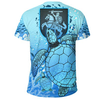 Lithuania T Shirt Ocean Life Womens/Mens RLT6 - Wonder Print Shop