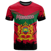 Morocco T Shirt Vintage Grunge Style RLT7 - Wonder Print Shop