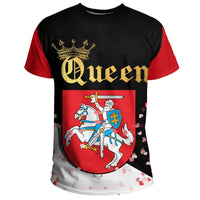 Lithuania T Shirt Queen Valentine Couple RLT6 - Wonder Print Shop