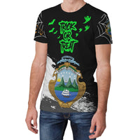 Costa Rica Halloween T Shirt RLT13 - Wonder Print Shop