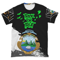 Costa Rica Halloween T Shirt RLT13 - Wonder Print Shop