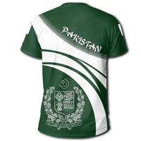 Pakistan Coat Of Arms T Shirt Cricket Style RLT13 - Wonder Print Shop