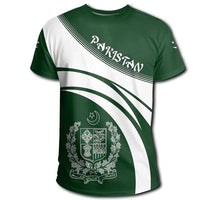 Pakistan Coat Of Arms T Shirt Cricket Style RLT13 - Wonder Print Shop