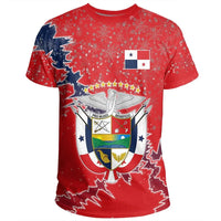 Panama Christmas Coat Of Arms T Shirt X Style RLT13 - Wonder Print Shop
